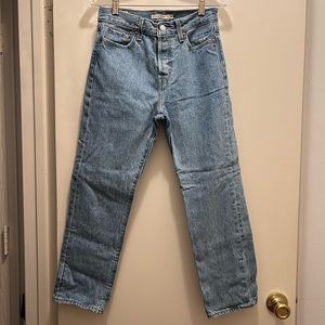 LEVI'S Wedgie Straight Leg Jeans - Bought from Free People